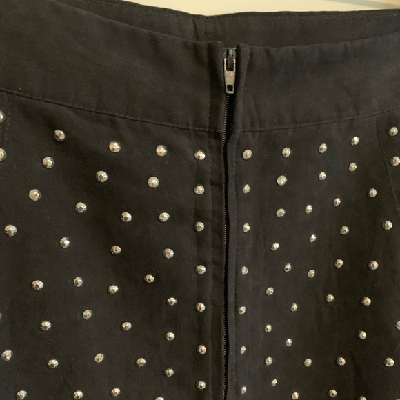 Skater Studded Skirt - Picture 5 of 8